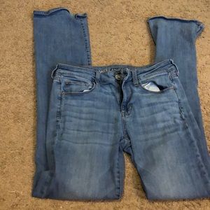american eagle size 10 long jeans